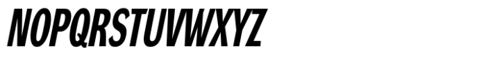 DynaGrotesk Extra Condensed Bold Italic Font UPPERCASE