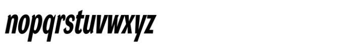 DynaGrotesk Extra Condensed Bold Italic Font LOWERCASE