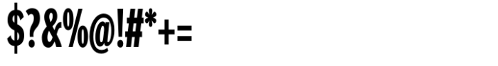 DynaGrotesk Extra Condensed Bold Font OTHER CHARS