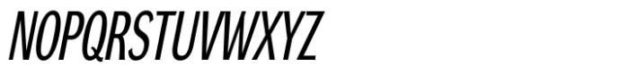DynaGrotesk Extra Condensed Italic Font UPPERCASE