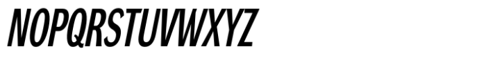 DynaGrotesk Extra Condensed Medium Italic Font UPPERCASE