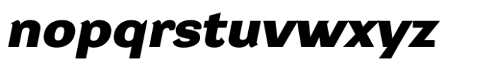 DynaGrotesk Extra Expanded Black Italic Font LOWERCASE