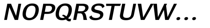 DynaGrotesk Extra Expanded Medium Italic Font UPPERCASE
