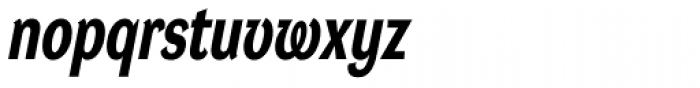 DynaGrotesk Pro 22 Bold Italic Font LOWERCASE