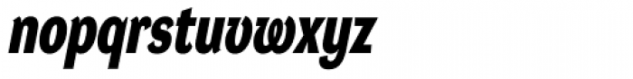 DynaGrotesk Pro 23 Bold Italic Font LOWERCASE
