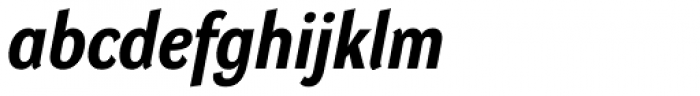 DynaGrotesk Pro 32 Bold Italic Font LOWERCASE