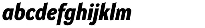 DynaGrotesk Pro 33 Bold Italic Font LOWERCASE