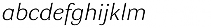 DynaGrotesk Pro 41 Italic Font LOWERCASE