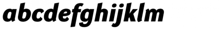 DynaGrotesk Pro 43 Bold Italic Font LOWERCASE