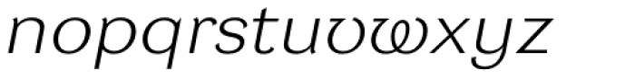 DynaGrotesk Pro 51 Italic Font LOWERCASE