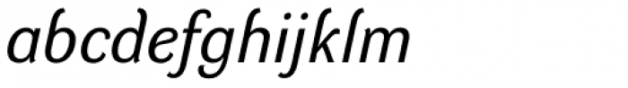 DynaGrotesk R Italic Font LOWERCASE