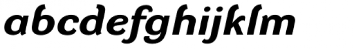 DynaGrotesk RXE Bold Italic Font LOWERCASE