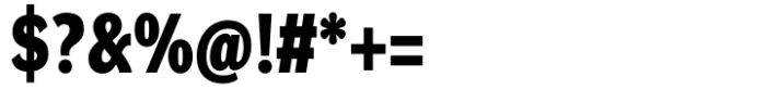 DynaGrotesk Semi Condensed Black Font OTHER CHARS