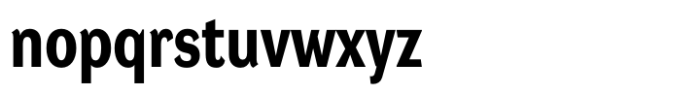 DynaGrotesk Semi Condensed Bold Font LOWERCASE