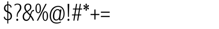 DynaGrotesk Semi Condensed Light Font OTHER CHARS