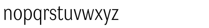 DynaGrotesk Semi Condensed Light Font LOWERCASE