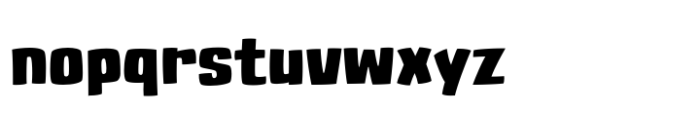 Dynamic Duo Heavy Font LOWERCASE