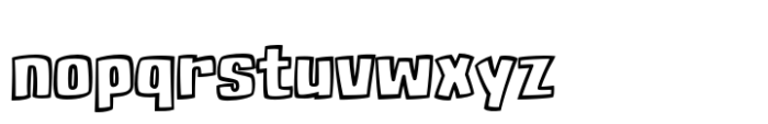 Dynamic Duo Open Heavy Font LOWERCASE
