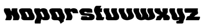 Dynamic Wave Display Font LOWERCASE