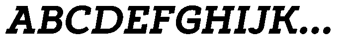 Dynamio Bold Oblique Font UPPERCASE