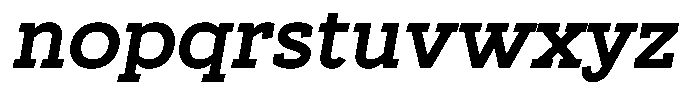 Dynamio Bold Oblique Font LOWERCASE