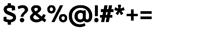 Dynamio Bold Font OTHER CHARS