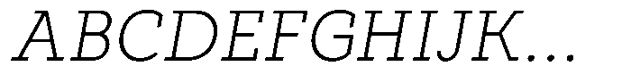 Dynamio Light Oblique Font UPPERCASE