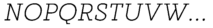 Dynamio Light Oblique Font UPPERCASE