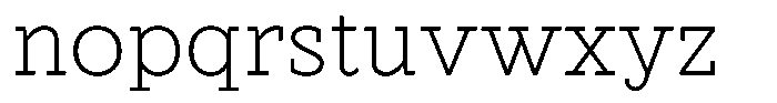 Dynamio Light Font LOWERCASE