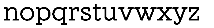 Dynamio Regular Font LOWERCASE