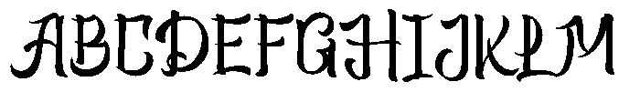 Dynasty Dash Font UPPERCASE