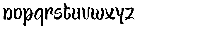 Dynasty Dash Font LOWERCASE