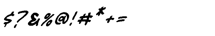 Dynasty Dragon Italic Font OTHER CHARS