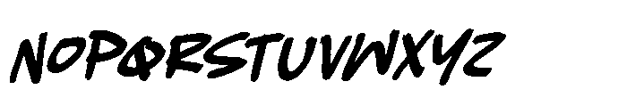 Dynasty Dragon Italic Font LOWERCASE