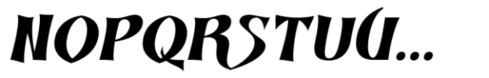 Dynasty Fantasy Extra Bold Italic Font UPPERCASE