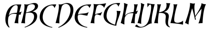 Dynasty Fantasy Light Italic Font UPPERCASE
