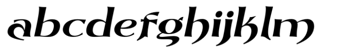 Dynasty Fantasy Medium Italic Font LOWERCASE