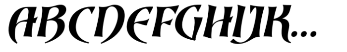 Dynasty Fantasy Semi Bold Italic Font UPPERCASE