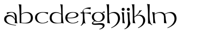 Dynasty Fantasy Thin Font LOWERCASE