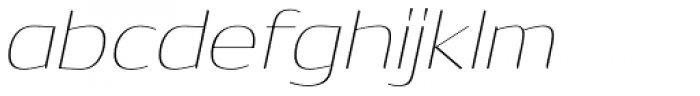 Dynasty Thin Italic Font LOWERCASE