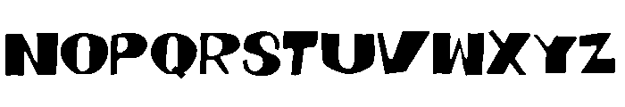 Dynatomic Regular Font UPPERCASE