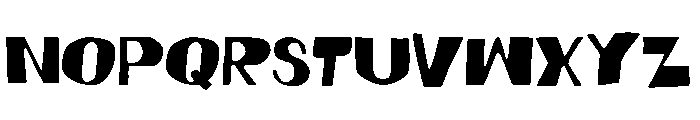 Dynatomic Regular Font LOWERCASE