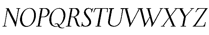 Dyrynk Regular Italic Font UPPERCASE
