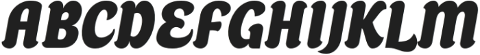 Dzulhijjah Italic otf (400) Font UPPERCASE