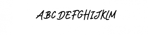 Dzulkifliol-Italic.ttf Font UPPERCASE