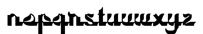 Dzakiyah DEMO Font LOWERCASE