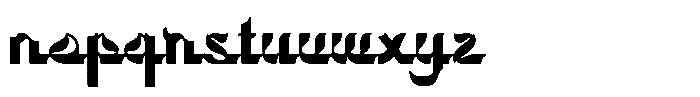 Dzakiyah Regular Font LOWERCASE