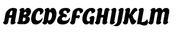Dzulhijjah Italic Font UPPERCASE