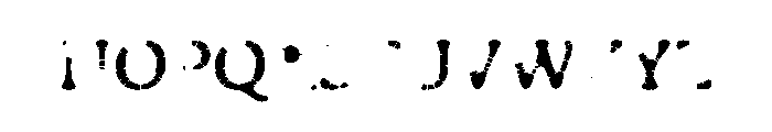 E Turing Font UPPERCASE