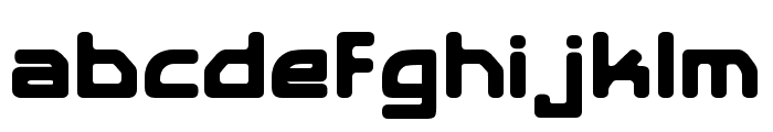 E4 Digital Extended Font LOWERCASE